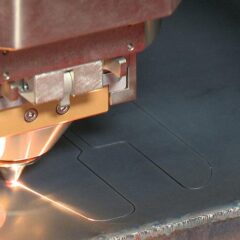 Laser cutting process-Contract Manufacturing Specialists of Indiana