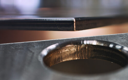 Sheet metal edge rounding-Contract Manufacturing Specialists of Indiana
